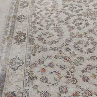 فرش ۱۲ متری گل برجسته زمینه روشن ( پنککی)|فرش|ری, دولتآباد|دیوار