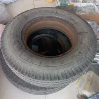 یک جفت لاستیک نیسان به همراه شال وتیوپ