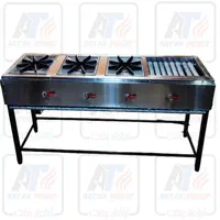 اجاق گاز3شعله صنعتی رستورانی ردیفی دوکاره مدل T36|کافی‌شاپ و رستوران|مشهد, شیرحصار|دیوار
