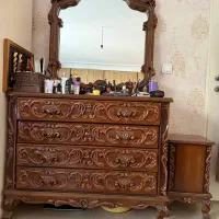 تخت ۱۶۰ و ۱۲۰ کمد و پاتختی|تخت و سرویس خواب|تهران, دارآباد|دیوار