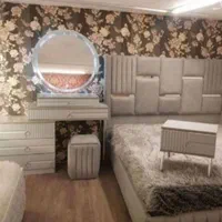 تخت*سرویس خواب الیکا*تکنفره دونفره*نقره ای طلایی