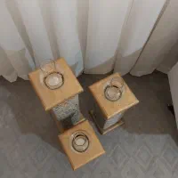 جا شمعی حصیری|صنایع دستی و سایر لوازم تزئینی|اهواز, کیانشهر|دیوار