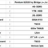 کامپیوتر با تمام متعلقات