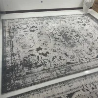 فرش ماشینی ۹ متری هر دو باهم در حد نو