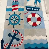 فرش زرباف طرح ملوانی بدون ایراد