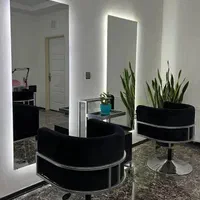 تجهیزات آرایشگاه صندلی تدی پاف مینیمال آینه سرشور