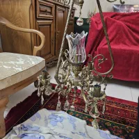 لوستر ودیوار کوب برنجی|لوستر و چراغ آویز|تهران, حکیمیه|دیوار