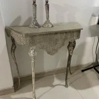 آینه و شمعدان ملیله و میز کنسول ملیله|آینه|اصفهان, شفق|دیوار