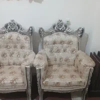 یک دست مبل سلطنتی ۹ نفر. چوب کامل ۷میلیون