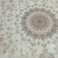 دو عدد فرش ۱۲متری گل برجسته ابریشم.فقط معاوضه|فرش|دورود, |دیوار