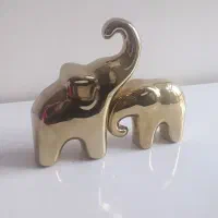 دو عدد تزیینی فیل