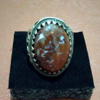 انگشتر جاسپر خوش تراش و انگشتر عقیق کبدی آبدار|جواهرات|سنندج, |دیوار