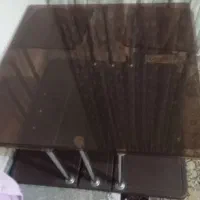 میز عسلی شیشه ای