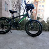 دوچرخه 20 حرفه ای با کلاه گلبهار اسکوتر