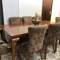 میز ناهارخوری ۸نفر درحد نو فروشی ۱۰تومن