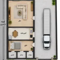 با سلام ملک ۲۰۰متری کنار گذر سنگ اهن