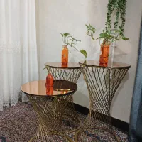 گل میز شیشه ایی