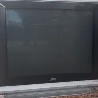 تلویزیون jvc بهمراه دستگاه دیجیتال