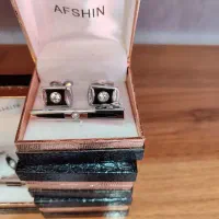 ست سنجاق کراوات و دگمه سر ااستین