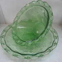 کاسه و بشقاب بلورین قدیمی