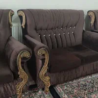 مبل راحتی۷ نفره با ۴عدد میز جلو مبلی