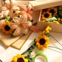 دسته گل ماندگار و زیبای  پیپاکن|گل مصنوعی|مشهد, شهید فرامرز عباسی|دیوار