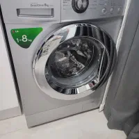 ماشین لباسشویی ال جی ۸ کیلو کره ای