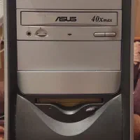 وسایل کامپیوتر مونیتور وهارد و تلفن فاکس قدیمی