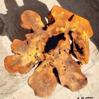 میز جلومبلی روستیک میز عسلی وسط مبلی چوبی