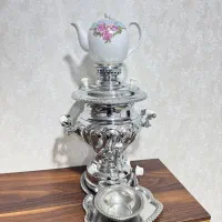 « سماور گازی-اکبربرادران-۶لیتری کاملا نو »