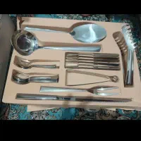 سرویس قاشق چنگال|سرویس روتختی|قم, یخچال قاضی|دیوار