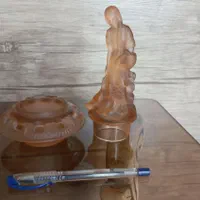 کانز یا جا شمعی کریستال آنتیک بسیار قدیمی آلمان|کلکسیون اشیاء عتیقه|اندیشه, اندیشه فاز ۲|دیوار