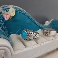 فروش دوعددانگشتر،فیروزه عجمی وحرزامامجواد