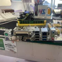 مادربرد نسل ۴ asus hb1-mc همراه با رم ۴ و سیپیو|قطعات و لوازم جانبی رایانه|اردبیل, |دیوار