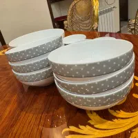 سرویس چینی زرین طرح والنسیا آبگوشت خوری|ظروف سرو و پذیرایی|تهران, تهراننو|دیوار
