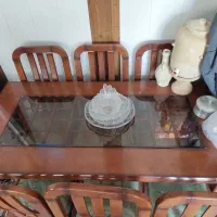 میز نهارخوری 6 نفره/ تمام چوب/فروش به علت کمبود جا