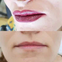 کار میکرو ابرو وشیدینگ لب