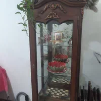 بوفه تمام چوب منبت کاری|بوفه، ویترین، کنسول|تهران, یاخجی آباد|دیوار