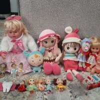 اسباب بازی و عروسک ها ی بزرگ و کوچک سالم