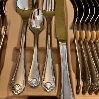 سرویس قاشق چنگال ۱۲۸ پارچه استیل|ظروف سرو و پذیرایی|تهران, ارم|دیوار