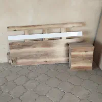 تخت دونفره ام‌دی‌اف با تشک