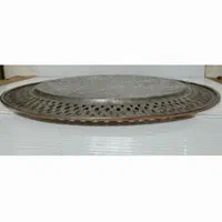 سینی دیوار کوب قدیمی مسی قلمزنی شده|کلکسیون اشیاء عتیقه|اردبیل, |دیوار