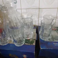 پارچ ولیوان شیشه ای اصفهان وکاردو چنگال تیزخوشدست|ظروف سرو و پذیرایی|قم, زند آباد|دیوار