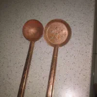 دو عدد قابلمه مس و یه کفگیر و ملاقه|ظروف پختوپز|ایلام, |دیوار