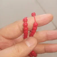 تسبیح مرجان اصل|کلکسیون اشیاء عتیقه|شیراز, شهرک بزین|دیوار