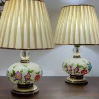 چراغ رومیزی تبسم ویترای|لوستر و چراغ آویز|اصفهان, باغ نگاره|دیوار