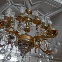 لوستر برنج ۱۵شاخه