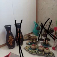 مجسمه شلف گل مصنوعی