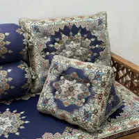 سرویس سنتی پشتی شاهنشین طرح نیلوفر و جاجیم|پشتی|تهران, هرندی|دیوار