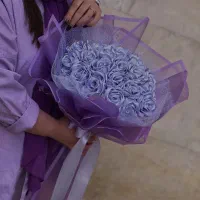 گل رز و پروانه ای|گل مصنوعی|دورود, |دیوار